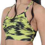 Top Sonder Lycra Seda Estampado Rafaga Lima