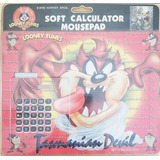 Mousepad Y Calculadora Solar Looney Tunes Demonio Tasmania