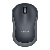 Logitech M185, Mouse Inalámbrico, Win Mac Chrome Linux Negro