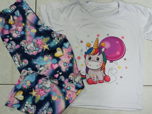 Pijama Para Niña Unicornio Algodón 