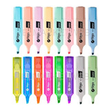 Pack X 16 Resaltador Filgo Text Marker Pastel Fluo Retro