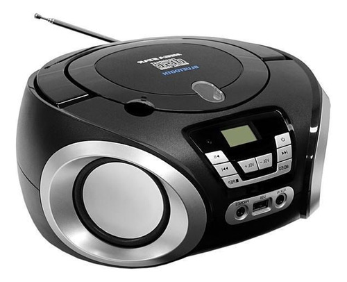 Cd Player Megastar Mp-1842bt Bluetooth Usb Cd Fm Cor Preto