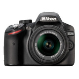 Nikon Kit D3200 + Lente 18-55mm Vr Dslr Color  Negro