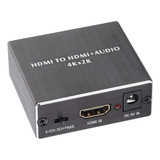 Divisor Y Extractor De Audio Hdmi 4k* 2k, Convertidor Hdmi A