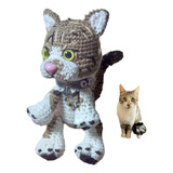 Muñeco Mascota Personalizado. Amigurumi Tejido Crochet Gato 