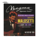 Encordado Bajo Electrico 4 Cuerdas 040 -100 Magma Malosetti