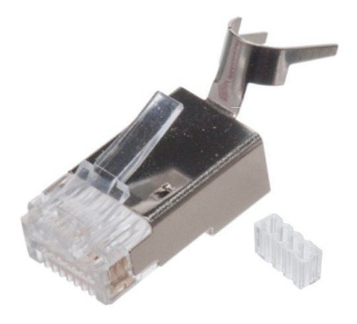 Cat6 Y Cat6a Rj45 Blindado Conector Enchufe Modular -100 Pc.