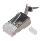 Cat6 Y Cat6a Rj45 Blindado Conector Enchufe Modular -100 Pc.