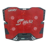 Base Refrigerante  Gamer  5 Ventiladores J&r Reclinable Xax