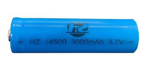 Bateria 14500 3,7v 3000 Mah Pilha Recarregável Lanterna