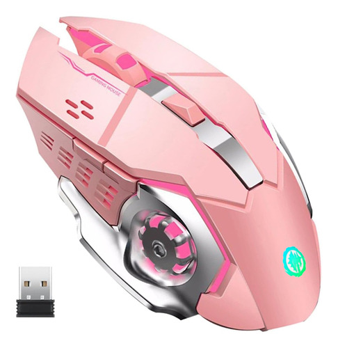 Mouse Inalambrico Gamer Ergonomico 2.4g Bt Dual Modos Raton