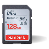 Cartao Memoria Sandisk Sdxc Ultra 140mb/s 128gb Sd Original