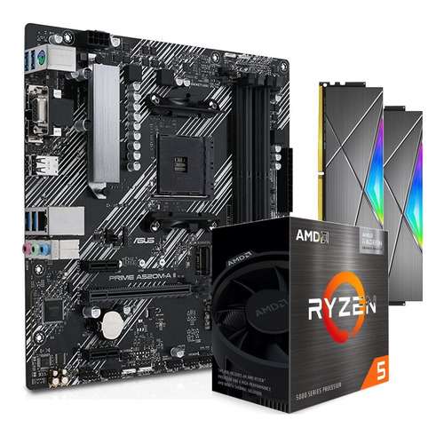 Kit Actualización Asus Gaming Ryzen 5 5600g + A520m + 16gb