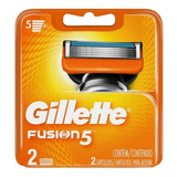 Carga Gillette Fusion 5 C 2 Unidades Aloe Vera Lubrificante