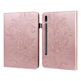 Lace Flower Pu Case For Samsung Galaxy Tab S8