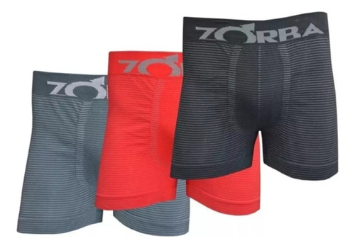 Pack X6 Boxer Zorba Sin Costura Talles S Al Xl En Floresta