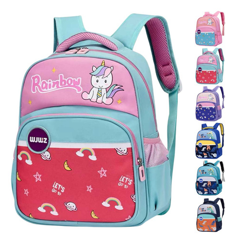 Mochila Infantil Escolar Menino Menina Unicórnio Dinossauro