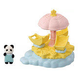 Calico Critters Bebé Panda Carrusel Juego Sylvanian Ternurin