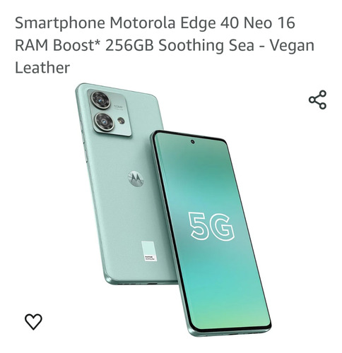 Smartphone Motorola Edge 40 Neo 5g Seminovo (5 Meses De Uso)