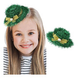 St Patricks Day Clips Verde Lentejuelas Mini Top Hat Ir...