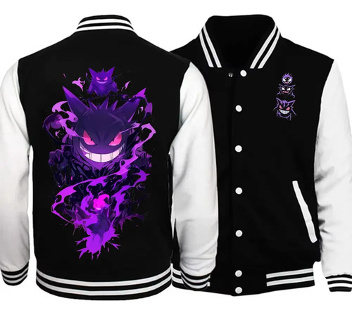 Ropa Estilo Béisbol Pokémon Y2k De Alta Calidad