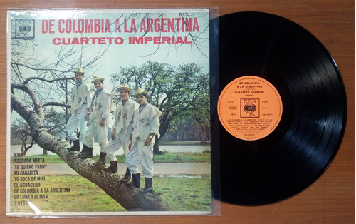 Cuarteto Imperial De Colombia A La Argentina Disco Lp Vinilo