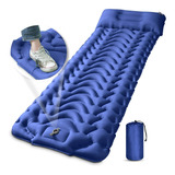 Colchoneta Inflable Dormir Acampar Ultraligera Inflado Facil