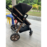 Coche Para Bebe Tipo Moisés Happy Baby Alizze Color Negro 