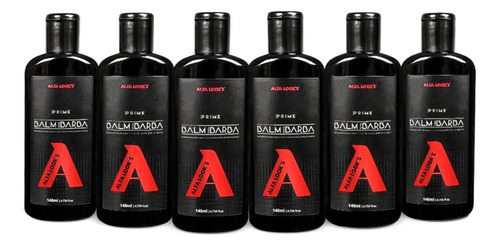 6 Unidades De Balm Para Barba Alfa Look's Prime 140ml