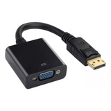 Conversor Adaptador Displayport Macho X Vga Femea Banhado 