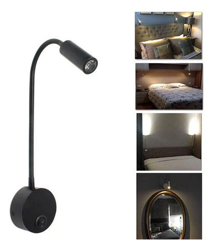 .. Arandela Cabecera De Cama Led Ideal Para Lectura