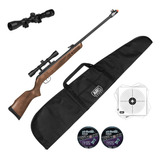 Espingarda Chumbinho 5.5 Gamo Hunter 440-as Igt +luneta4x32