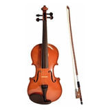 Violin 3/4 Divarius Equipado Natural Brillo Profecional Color Brillo 3/4