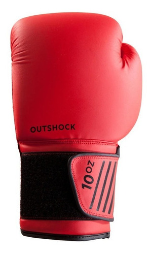 Guantes De Boxeo Outshock Iniciación De 8 A 14 Oz Rojo