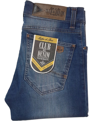 Jean Taverniti Club Del Denim Elastizado Inter/chupin Hombre