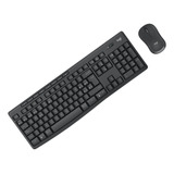 Combo Logitech Mk370 Bluetooth, Inalambrico Usb Logi Bolt Color Del Mouse Negro Color Del Teclado Negro