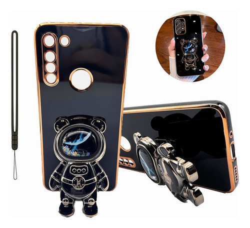 Funda Para Samsung Carcasa Ostentoso Soporte Astronauta Osa