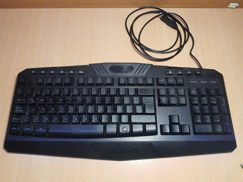 Teclado Redragon Harpe Pro K503a Rgb Qwerty Color Negro