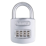 Abus 160/50 B 160 Candado Combinado De 4 Diales Cromado Para