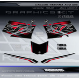 Calcos Yamaha Xtz 125 -variante Rojo - Insignia Calcos