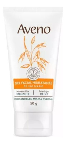 Gel Crema Hidratante Facial Piel Sensible Mixta Aveno 50g