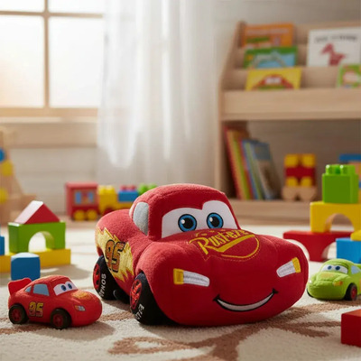 Peluche Rayo Mcqueen - Cars  25 Cm | Meses sin interés