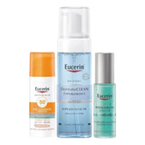 Combo Eucerin Espuma + Hyaluron Filler Booster + T. Seco Med