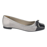 Zapato Via Marte Mujer 23-13207 Preto/pewter Casual