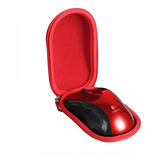 Estuche Rígido Hermitshell Para Logitech M510 - Rojo