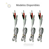 Kit 4 Cables Para Electroestimulador Plug 6.5mm A Banana 4mm