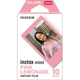 Instax Mini Rosa Limonada Película De 10 Exposiciones