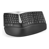 Teclado Ergonómico Inalámbrico Nulea, Teclado Dividido 2.4g 