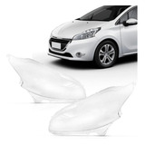 Juego Lentes Acrilico Óptica P/ Peugeot 208 2013 2014 2015 