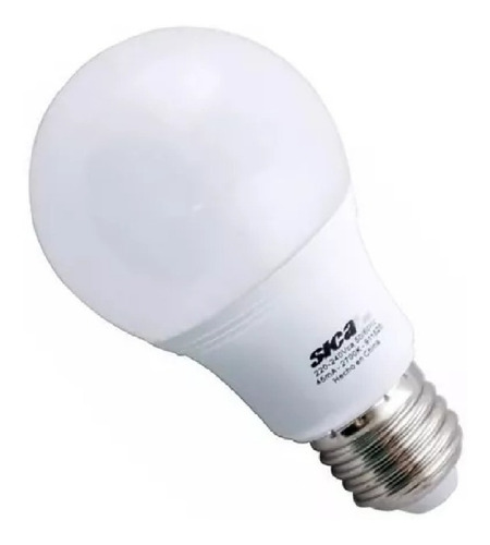 L.ampara Led Clasica 9w C/sensor Movimiento Luz Calida E27